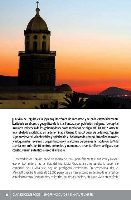 La Villa de Teguise is the architectonic jewel of Lanzarote and its ...