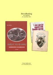 Hovedkatalog - Nome Antikvariat