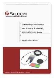 Appnote Connecting a RFID reader to an AVL device - Falcom
