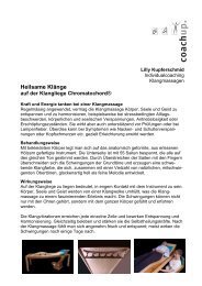 Heilsame Klänge - Coaching-Point