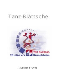 Ausgabe 5/2006 - TSC Rot-WeiÃ RÃ¼sselsheim