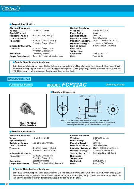 1-TURN POTENTIOMETER - Meditronik