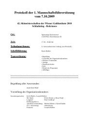 1. MFS Protokoll vom 7.10.2009 - 44. Skimeisterschaften der Wiener ...