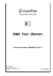 EMC TEST - REPORT - Falcom