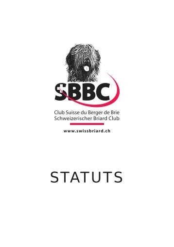STATUTS - Schweizerische Briard Club