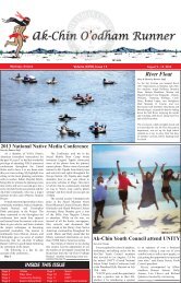 Volume XXVII, Issue 15 - Ak-Chin Indian Community