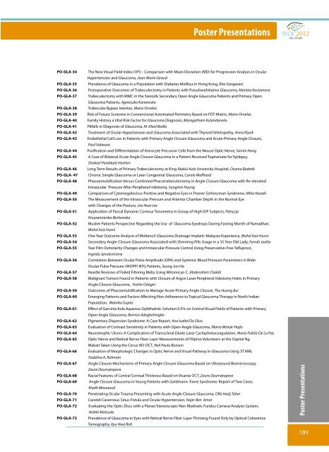 ScientiËc Program - WOC2012