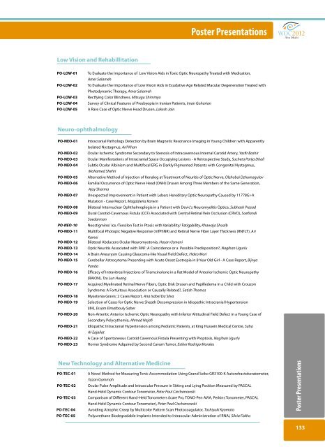 ScientiËc Program - WOC2012