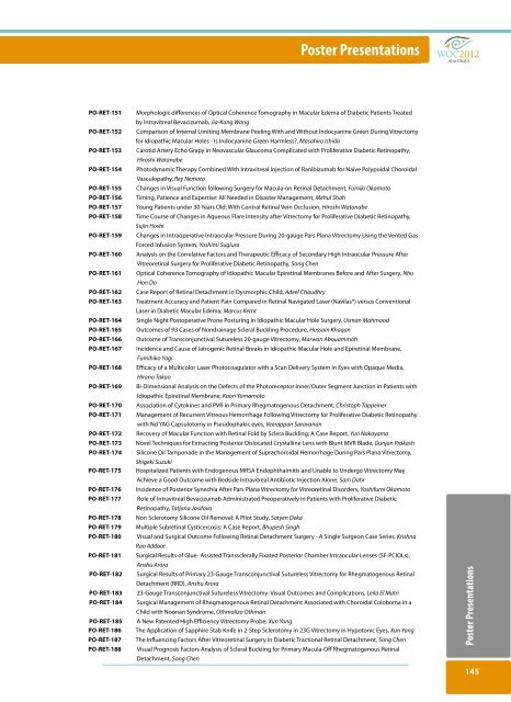 ScientiËc Program - WOC2012