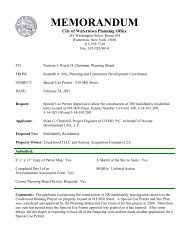 918 Mill Street â Special Use Permit Staff Report - Watertown, NY