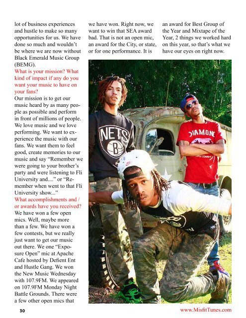 Misfit Tunes The Magazine October 2014