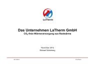 Das Unternehmen LaTherm GmbH - Bioenergie-Regionen