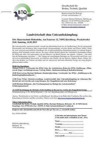 Programm PDF - BTQ