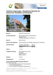Amtshof Langenargen - Baudenkmal Biohotel mit historischer ... - FNR