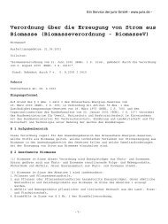 Biomasseverordnung - BiomasseV - Clearingstelle EEG