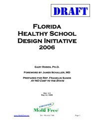 Florida Healthy School Design Initiative - James L. Schaller, M.D. ...