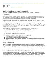 Multi-threading in Creo Parametric