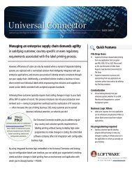 Loftware Label Manager User Guide Loftware Inc