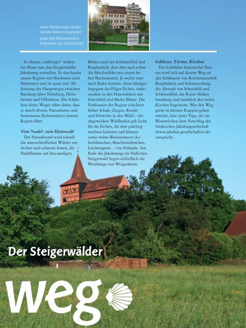 Frankenmagazin südlicher Steigerwald - einSteiger 2013