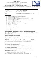 Protokoll v. 17.11.2009 - Absolventenverband der DI fÃ¼r ...