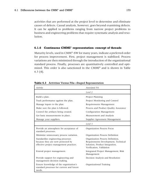 Systematic process improvement using ISO 9001:2000 and CMMI