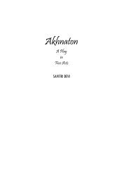 Akhnaton: A Play - SAVITRI DEVI Archive