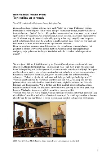 Microsoft Word - site Het debat in Twente.pdf - nicovanderwoude.nl