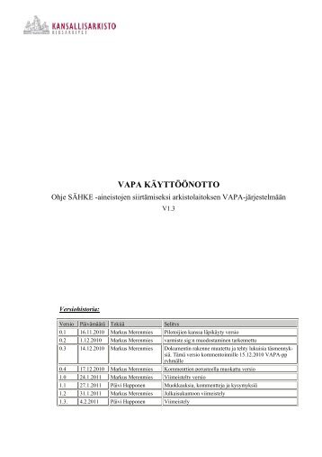 KA-VAPA-SAHKE2-siirto-ohje 1.3.pdf - Arkistolaitos