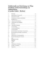 Wlan Mehlwurm- Schülerstudie - Baubiologie Herberg