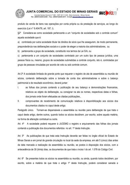 InstruÃ§Ã£o de ServiÃ§o NÂº IS 03/2010 - Junta Comercial do Estado de ...