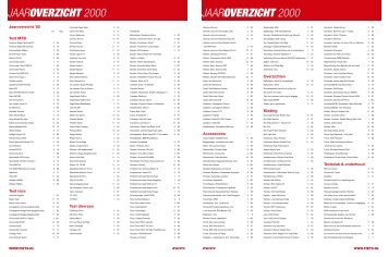 jaaroverzicht 2000 jaaroverzicht 2000 - Fiets