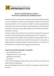 INVITO ALLA PRESENTAZIONE DI PROGETTI - PER ... - CSV Crotone