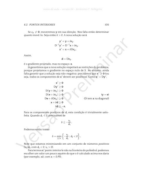 ProgramaÃ§Ã£o Linear (e rudimentos de otimizaÃ§Ã£o nÃ£o-linear)