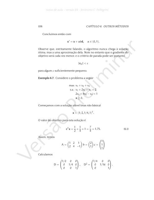 ProgramaÃ§Ã£o Linear (e rudimentos de otimizaÃ§Ã£o nÃ£o-linear)