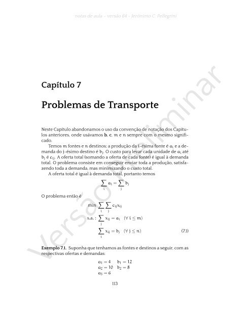 ProgramaÃ§Ã£o Linear (e rudimentos de otimizaÃ§Ã£o nÃ£o-linear)