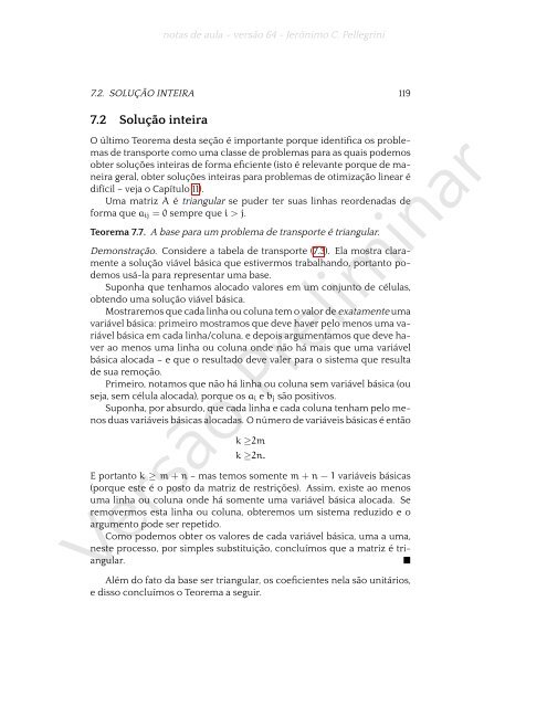 ProgramaÃ§Ã£o Linear (e rudimentos de otimizaÃ§Ã£o nÃ£o-linear)