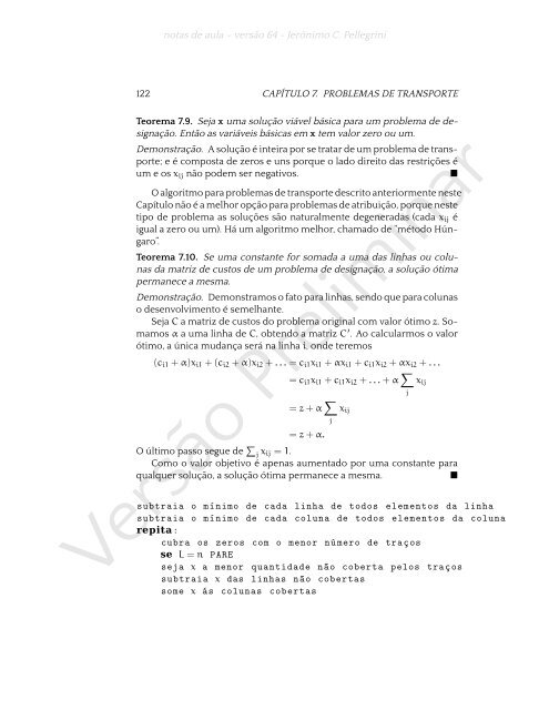 ProgramaÃ§Ã£o Linear (e rudimentos de otimizaÃ§Ã£o nÃ£o-linear)