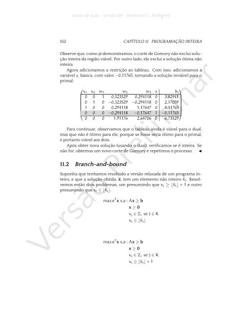 ProgramaÃ§Ã£o Linear (e rudimentos de otimizaÃ§Ã£o nÃ£o-linear)