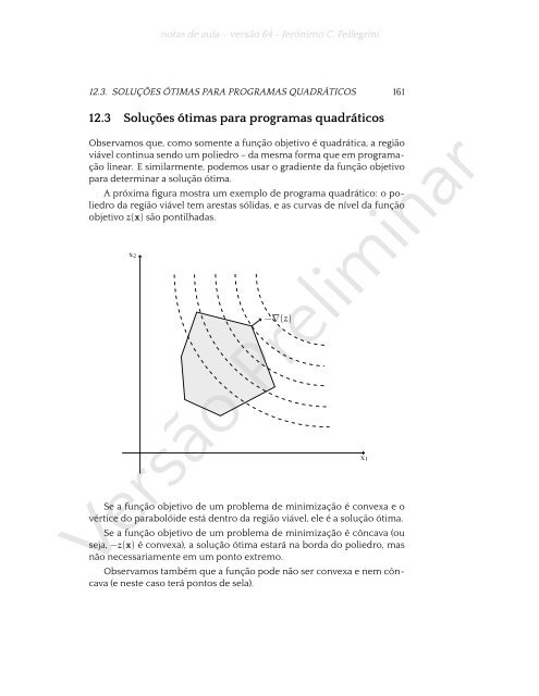 ProgramaÃ§Ã£o Linear (e rudimentos de otimizaÃ§Ã£o nÃ£o-linear)