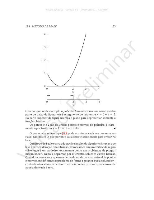 ProgramaÃ§Ã£o Linear (e rudimentos de otimizaÃ§Ã£o nÃ£o-linear)