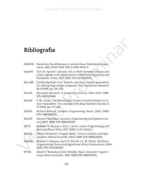 ProgramaÃ§Ã£o Linear (e rudimentos de otimizaÃ§Ã£o nÃ£o-linear)