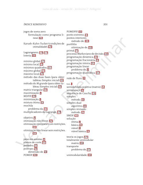 ProgramaÃ§Ã£o Linear (e rudimentos de otimizaÃ§Ã£o nÃ£o-linear)