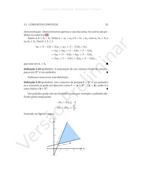 ProgramaÃ§Ã£o Linear (e rudimentos de otimizaÃ§Ã£o nÃ£o-linear)