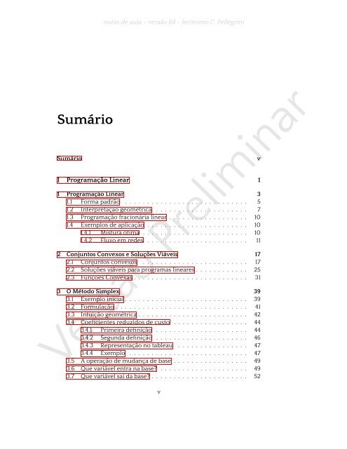 ProgramaÃ§Ã£o Linear (e rudimentos de otimizaÃ§Ã£o nÃ£o-linear)