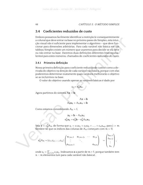 ProgramaÃ§Ã£o Linear (e rudimentos de otimizaÃ§Ã£o nÃ£o-linear)