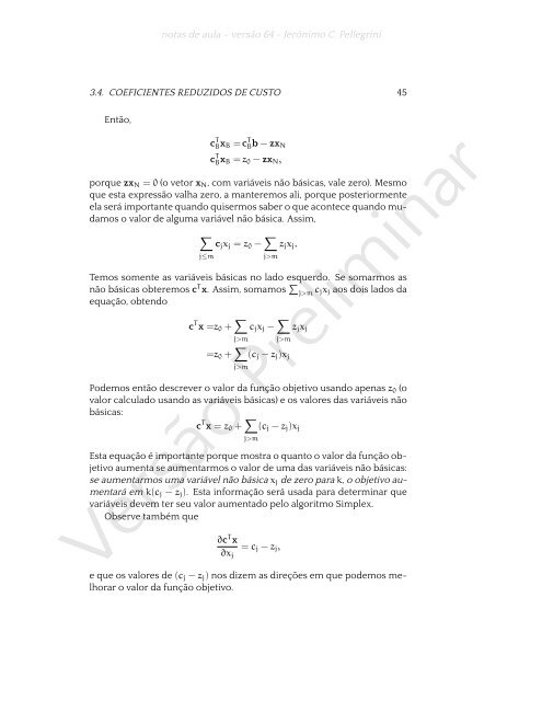 ProgramaÃ§Ã£o Linear (e rudimentos de otimizaÃ§Ã£o nÃ£o-linear)