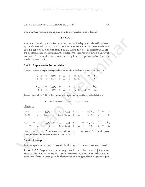 ProgramaÃ§Ã£o Linear (e rudimentos de otimizaÃ§Ã£o nÃ£o-linear)