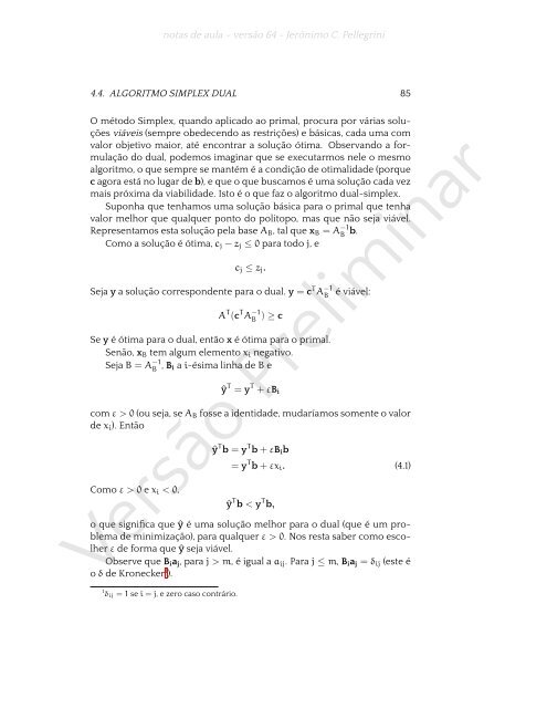 ProgramaÃ§Ã£o Linear (e rudimentos de otimizaÃ§Ã£o nÃ£o-linear)