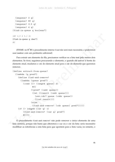 ProgramaÃ§Ã£o Funcional e Concorrente com Scheme