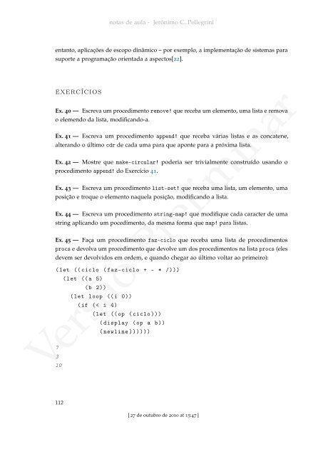 ProgramaÃ§Ã£o Funcional e Concorrente com Scheme